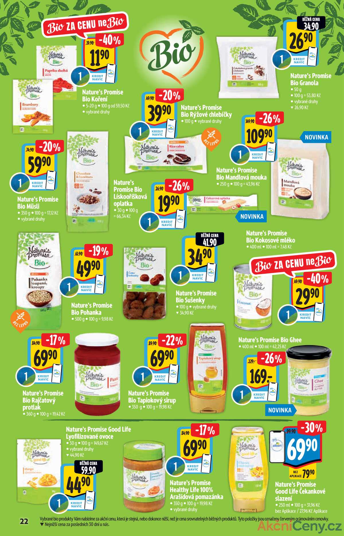 Albert  Hypermarket katalog Bio od 3.9. do 30.9.2025 strana 22