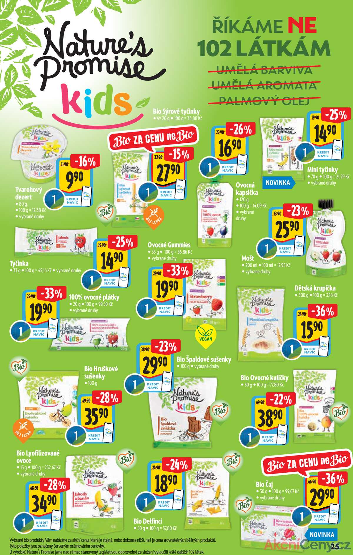Albert  Hypermarket katalog Bio od 3.9. do 30.9.2025 strana 25