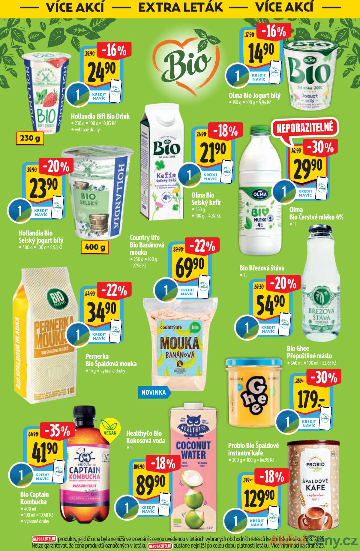 Albert  Hypermarket katalog Bio od 3.9. do 30.9.2025 strana 28