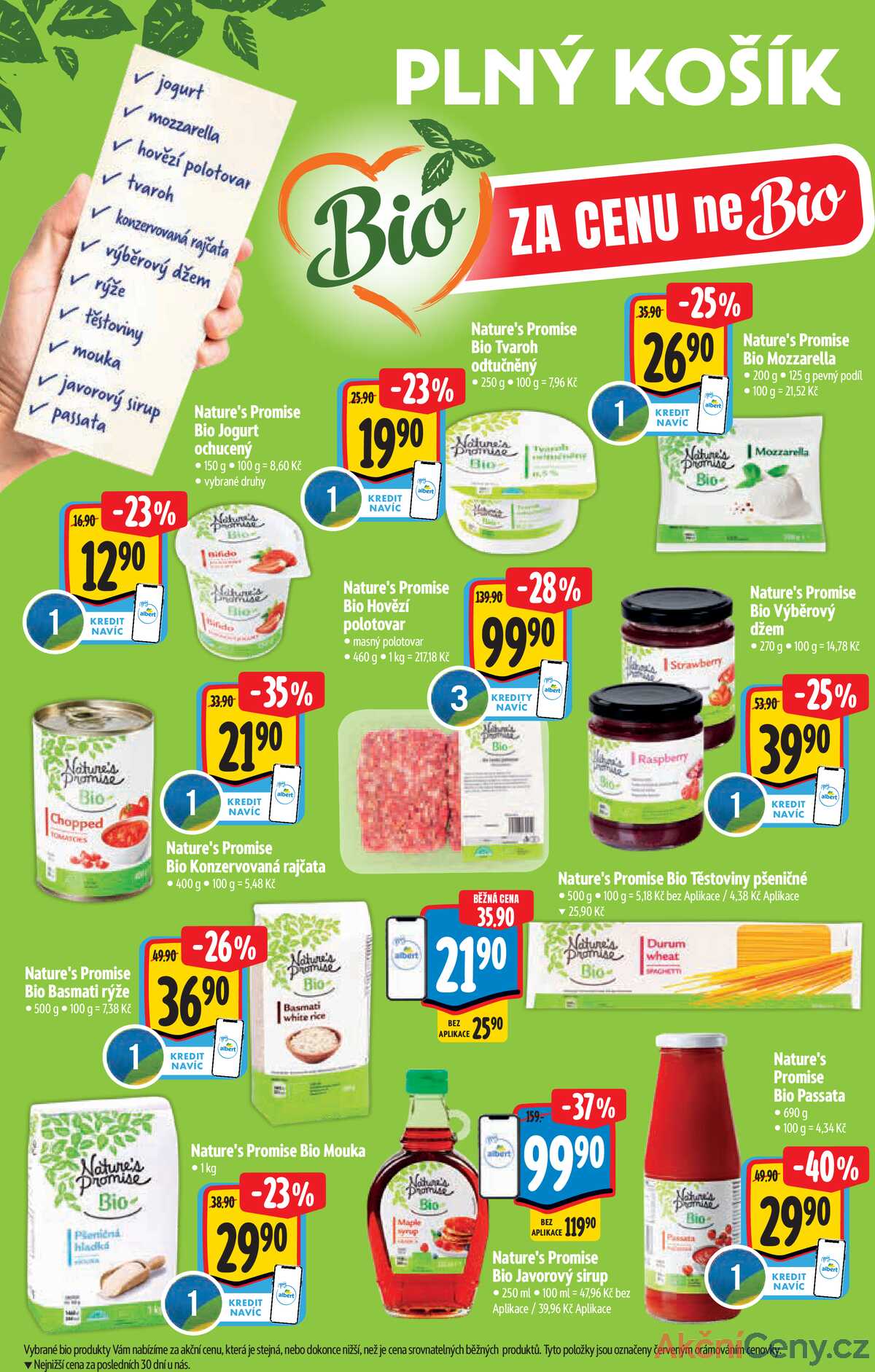 Albert  Hypermarket katalog Bio od 3.9. do 30.9.2025 strana 34