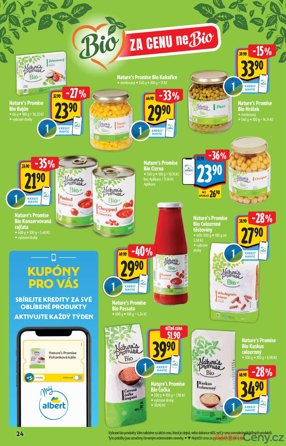 Leták Albert - Albert Hypermarket katalog Bio od 3.9. do 30.9.2025 - strana 24 Leták Albert - Albert Hypermarket katalog Bio od 3.9. do 30.9.2025 - strana 24