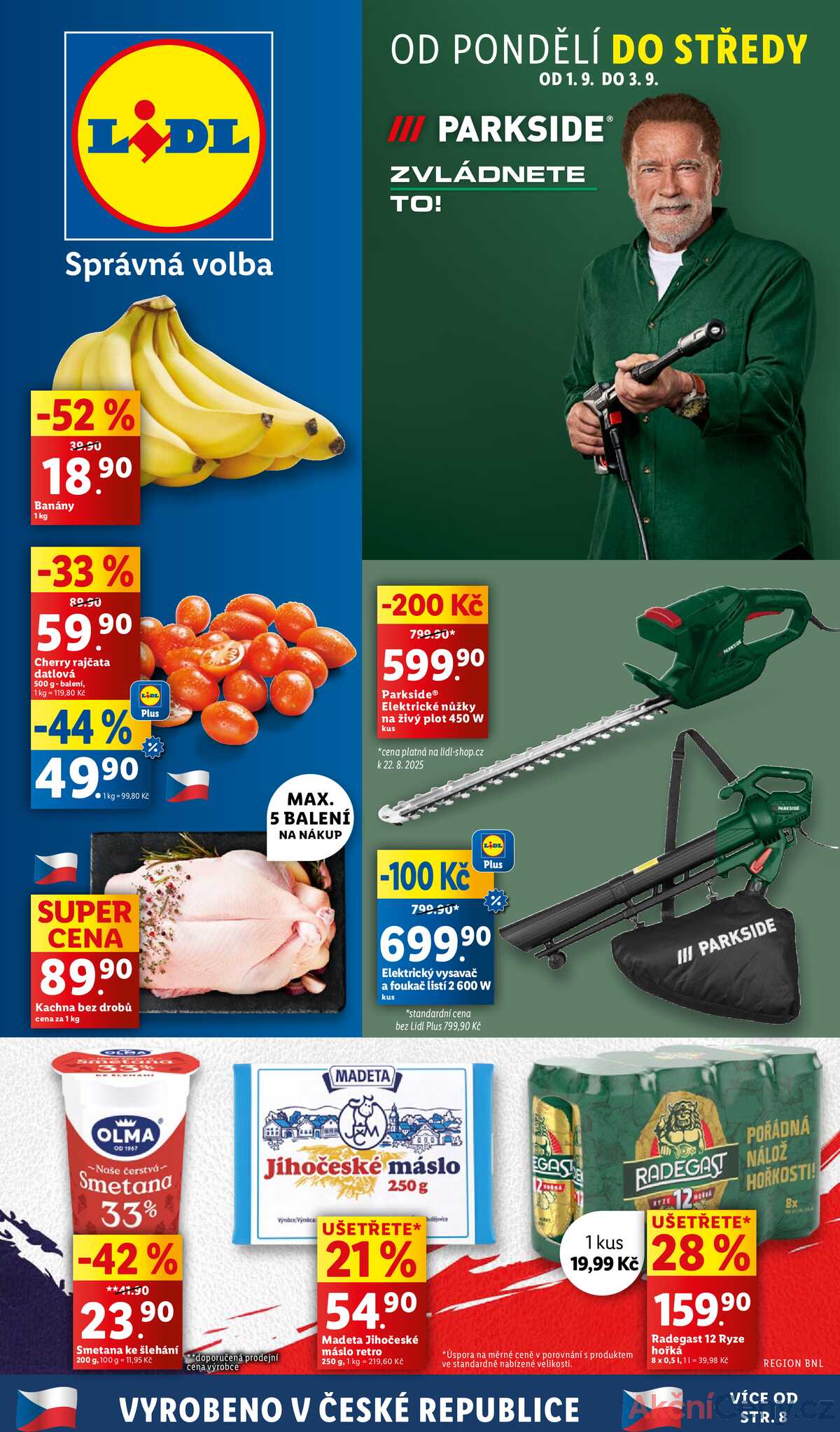 Lidl od 1.9. do 3.9.2025 strana 1