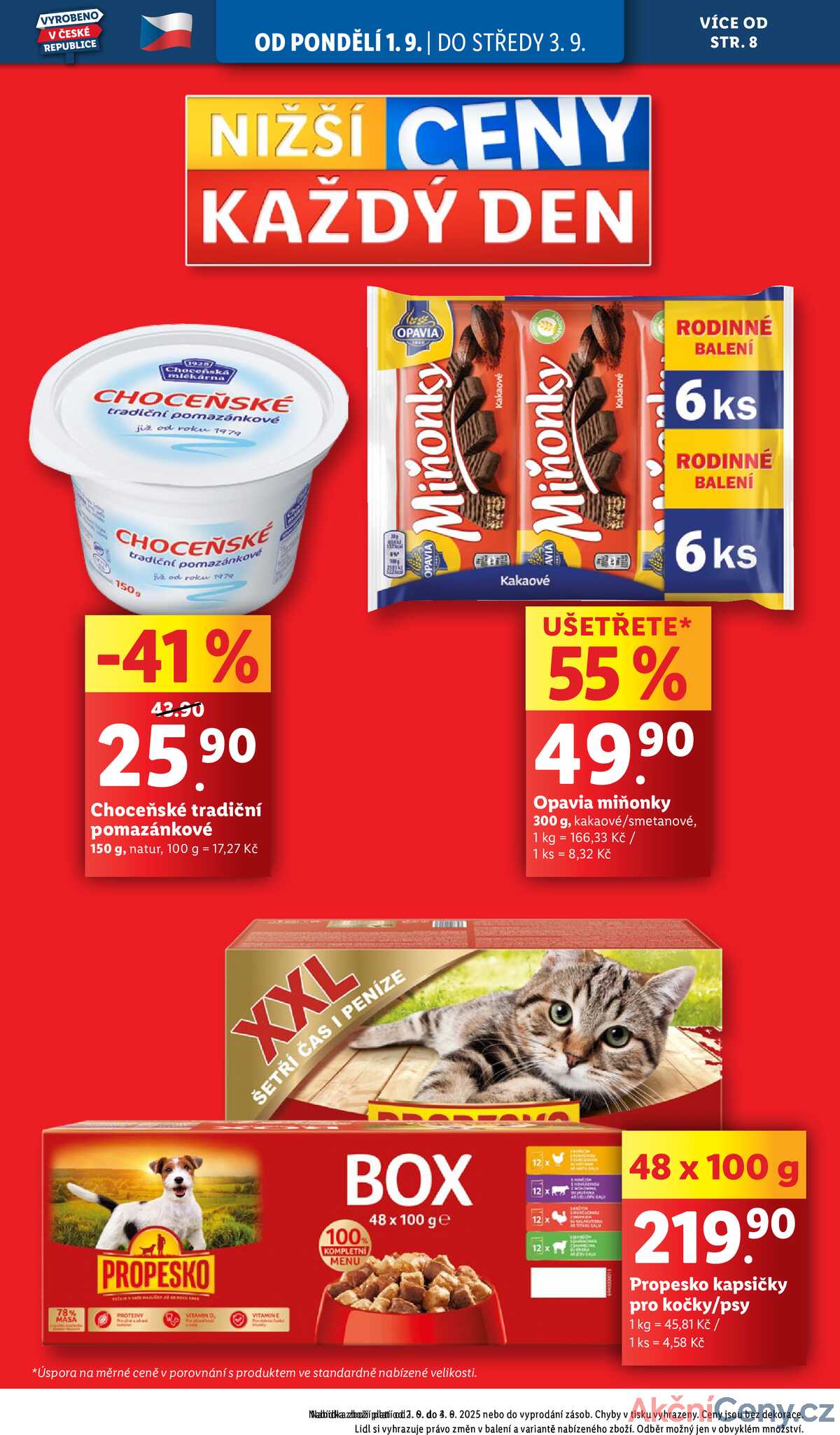 Lidl od 1.9. do 3.9.2025 strana 2