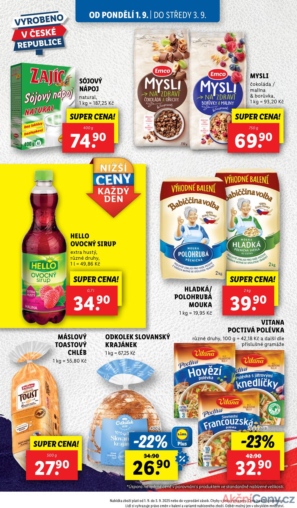 Leták Lidl - Lidl od 1.9. do 3.9.2025 - strana 24