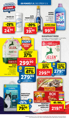 Lidl od 1.9. do 3.9.2025