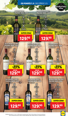 Lidl od 1.9. do 3.9.2025