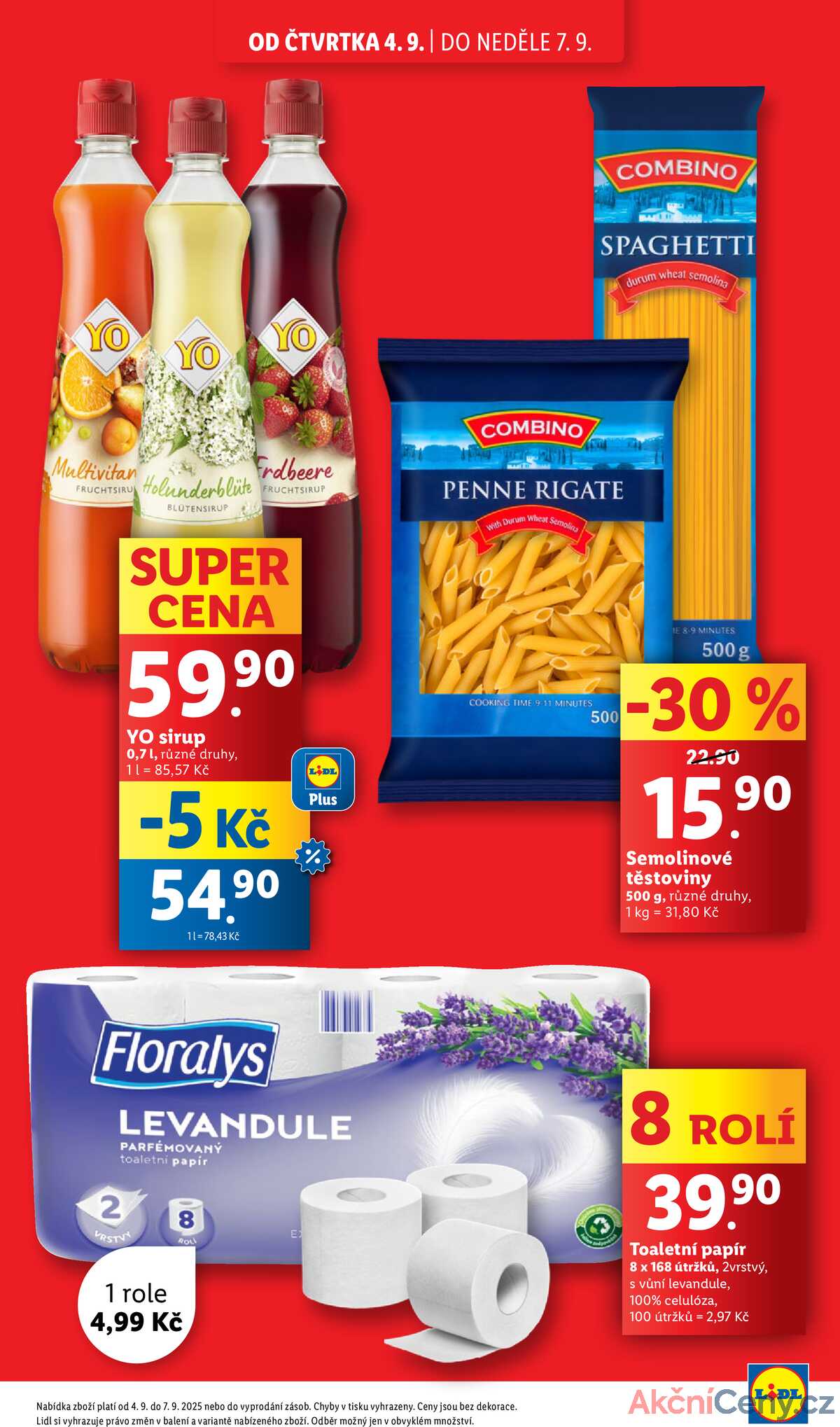 Lidl Čtvrtek od 4.9. do 7.9.2025 strana 3