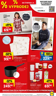 Lidl Čtvrtek od 4.9. do 7.9.2025