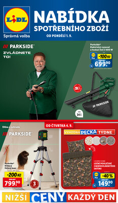 Lidl Spotřební zboží od 1.9. do 7.9.2025