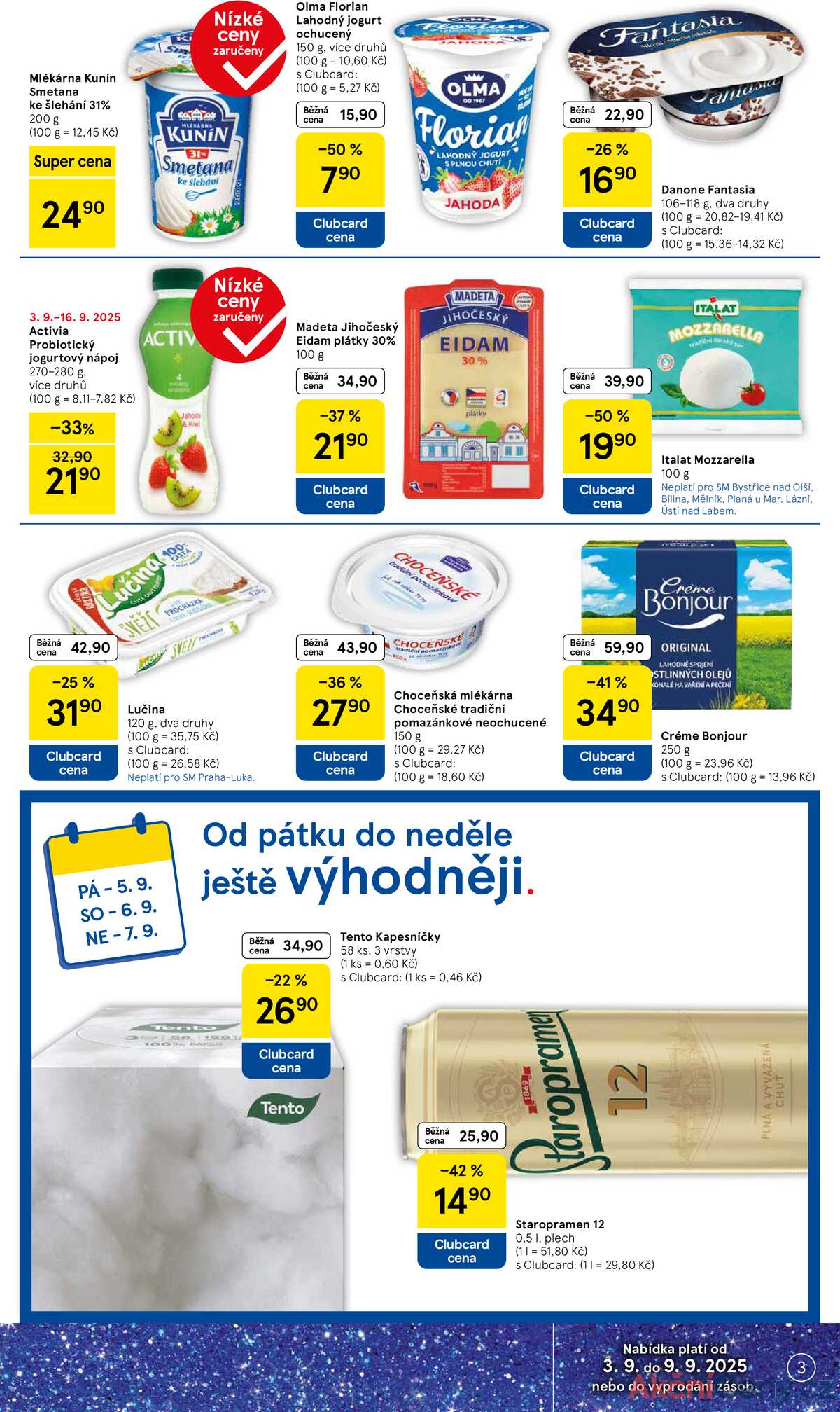 Tesco supermarkety od 3.9. do 9.9.2025 strana 3