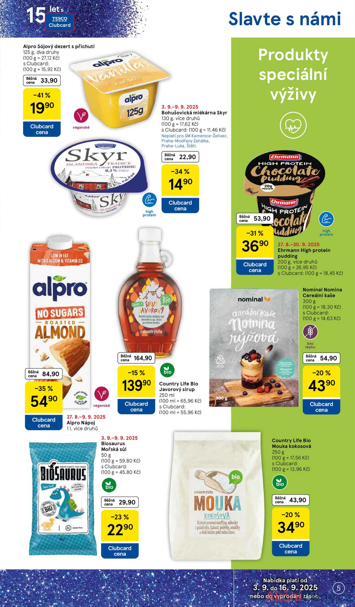 Tesco supermarkety od 3.9. do 9.9.2025 strana 5
