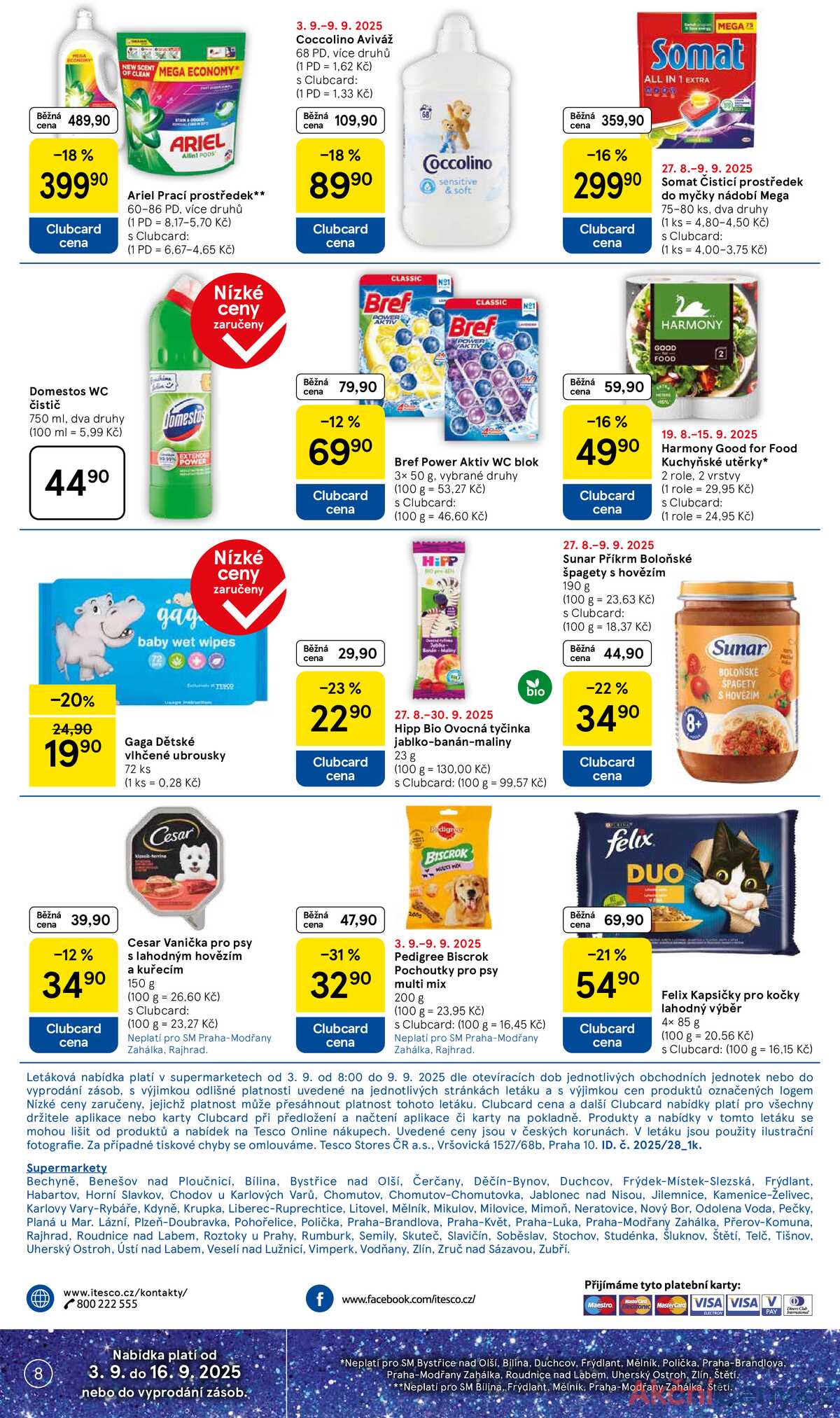 Tesco supermarkety od 3.9. do 9.9.2025 strana 8