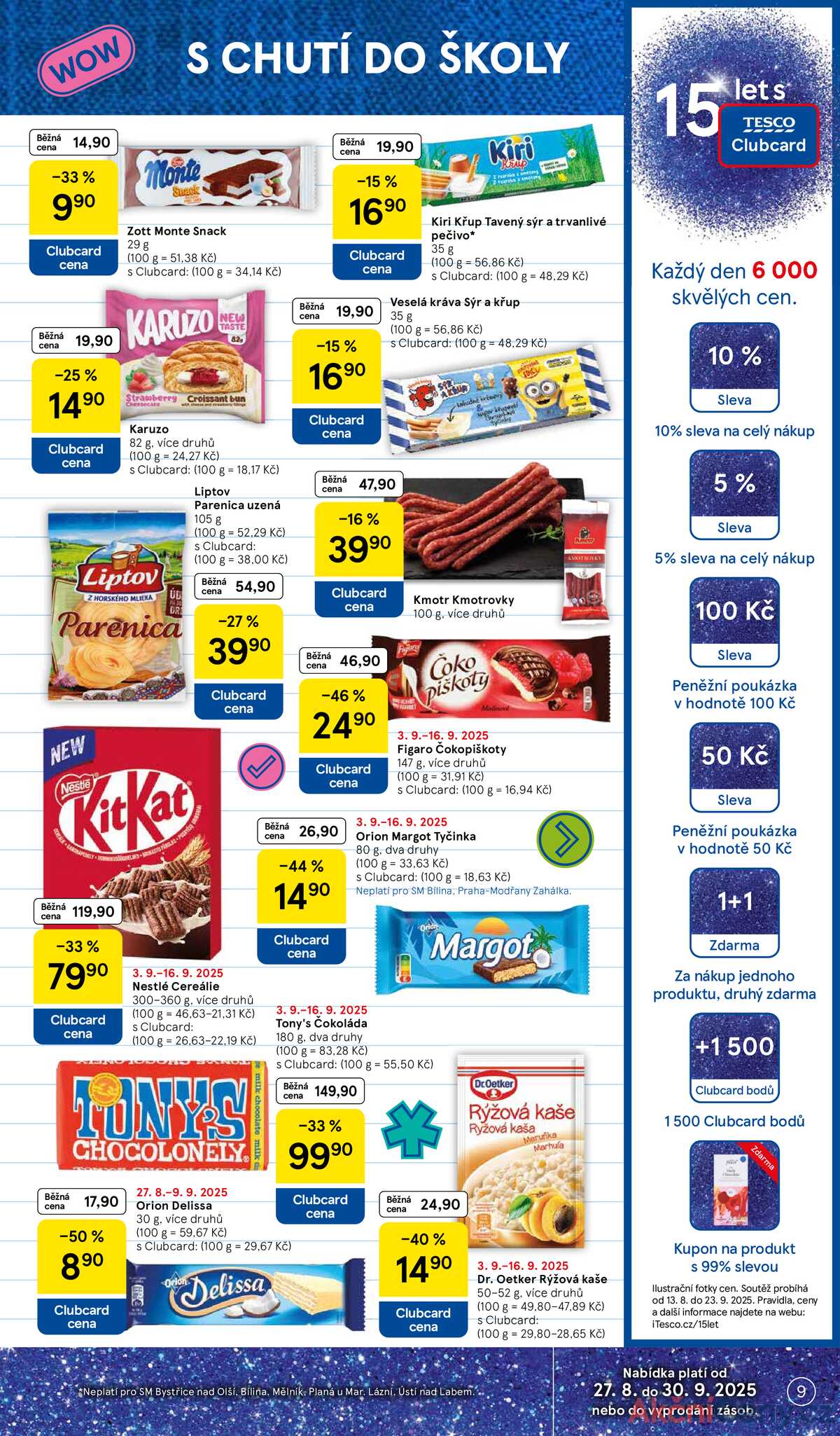 Tesco supermarkety od 3.9. do 9.9.2025 strana 9