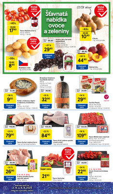 Tesco supermarkety od 3.9. do 9.9.2025