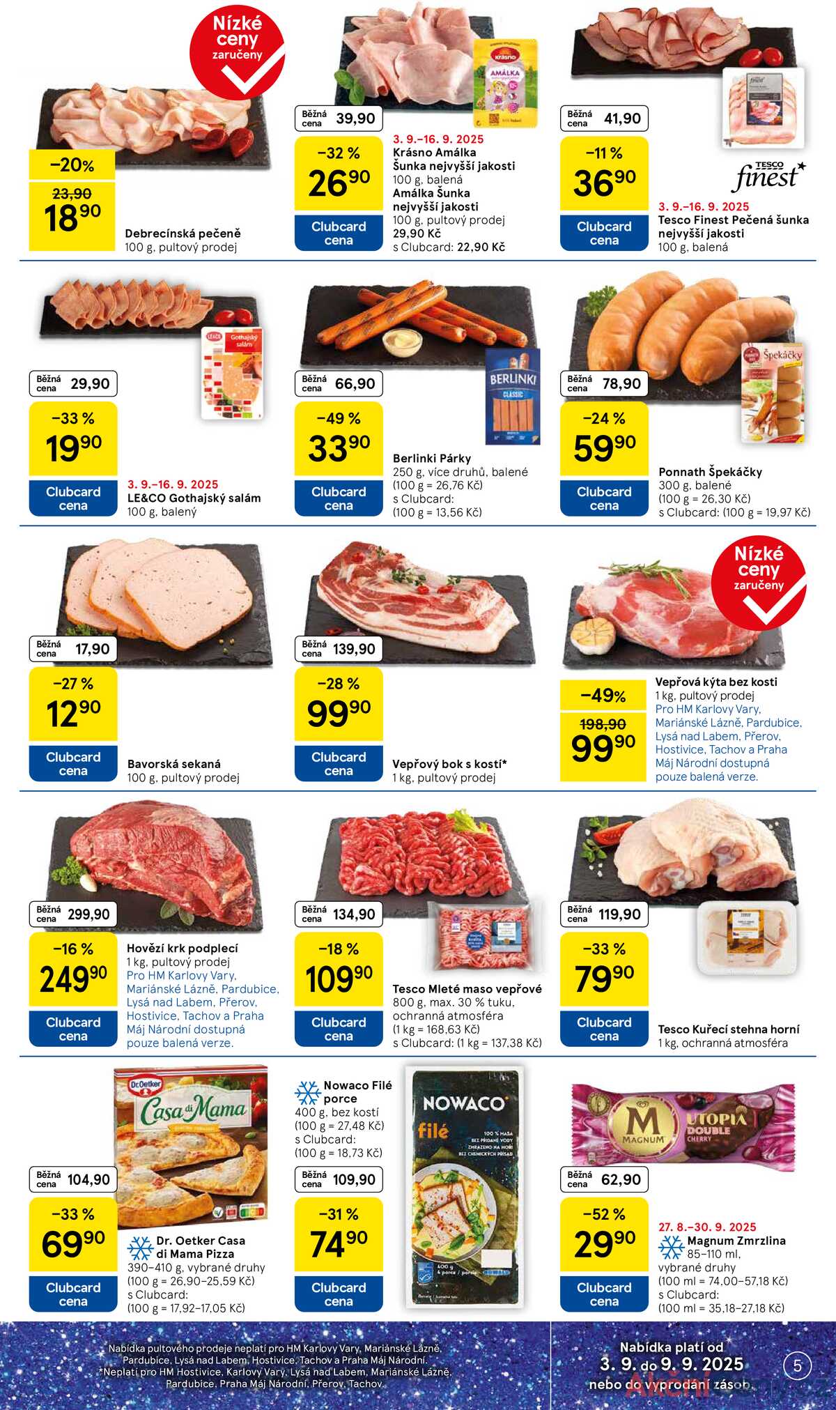 Tesco malé hypermarkety od 3.9. do 9.9.2025 strana 5