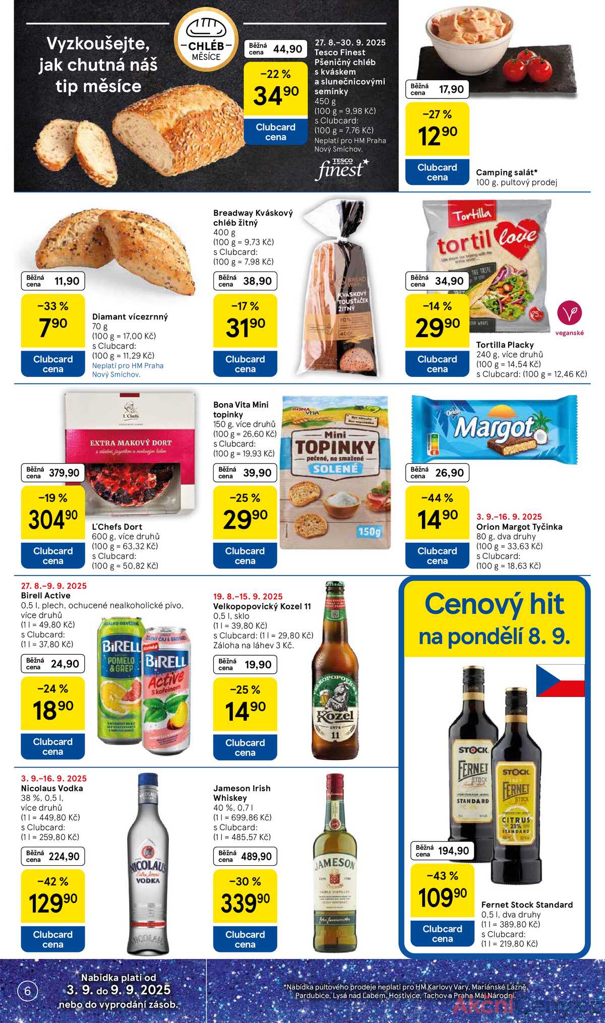 Tesco malé hypermarkety od 3.9. do 9.9.2025 strana 6