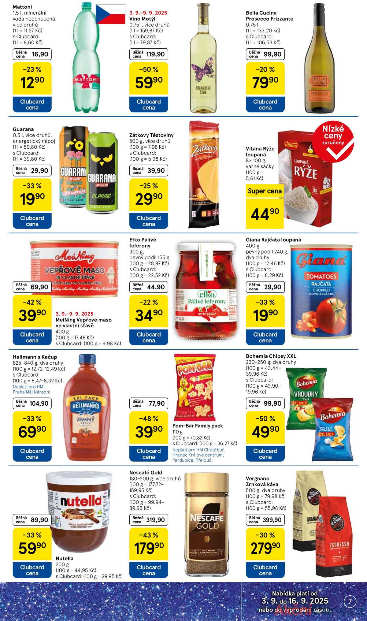 Tesco malé hypermarkety od 3.9. do 9.9.2025 strana 7