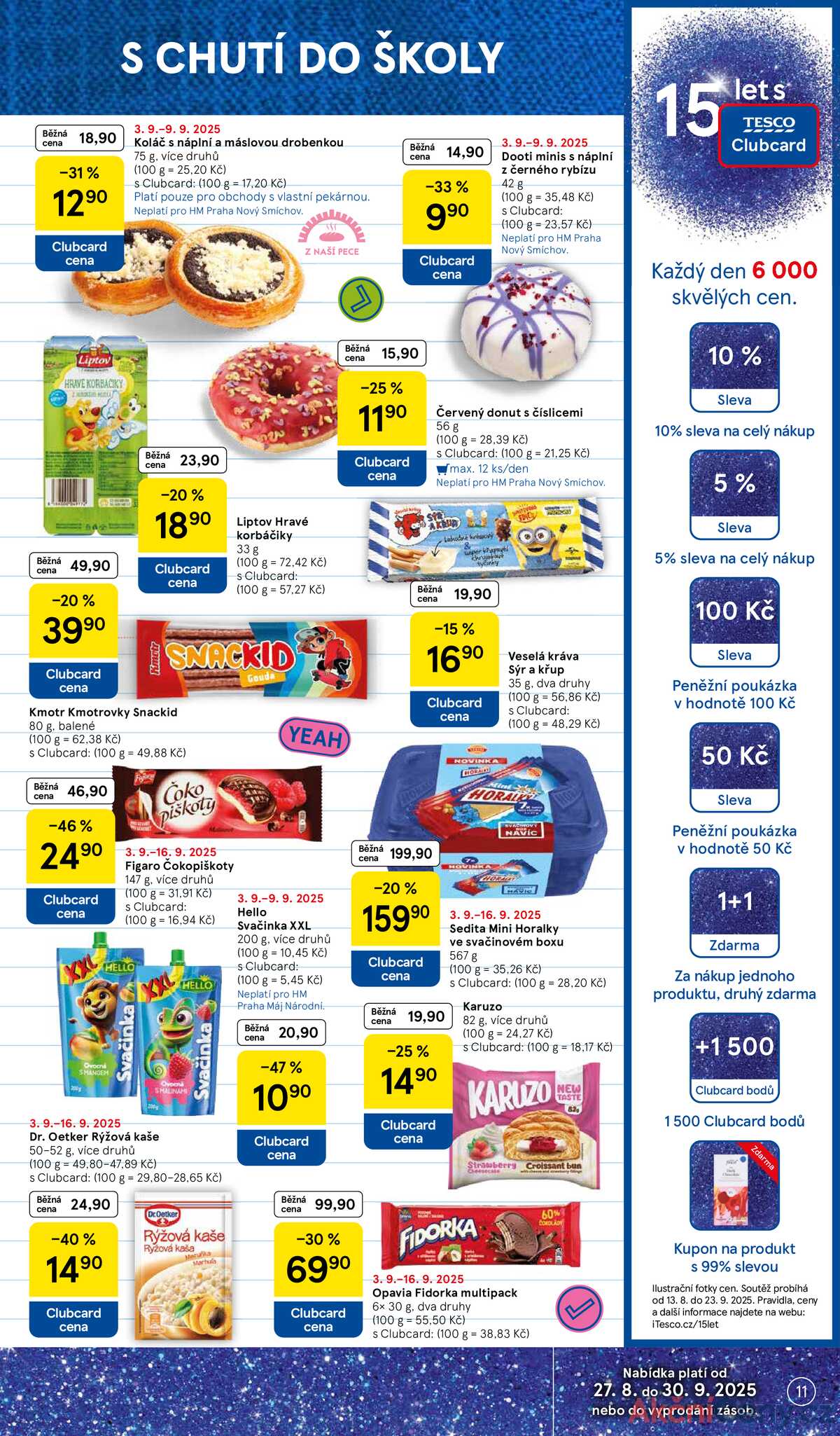 Tesco malé hypermarkety od 3.9. do 9.9.2025 strana 11
