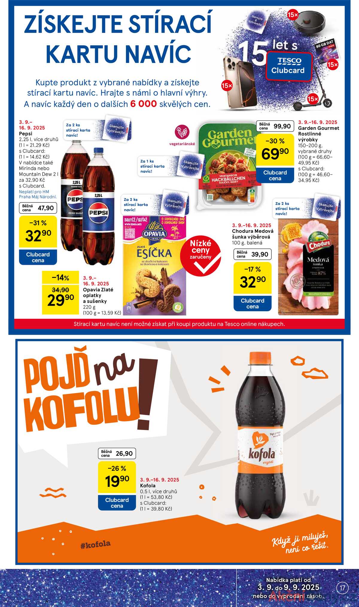 Tesco malé hypermarkety od 3.9. do 9.9.2025 strana 17