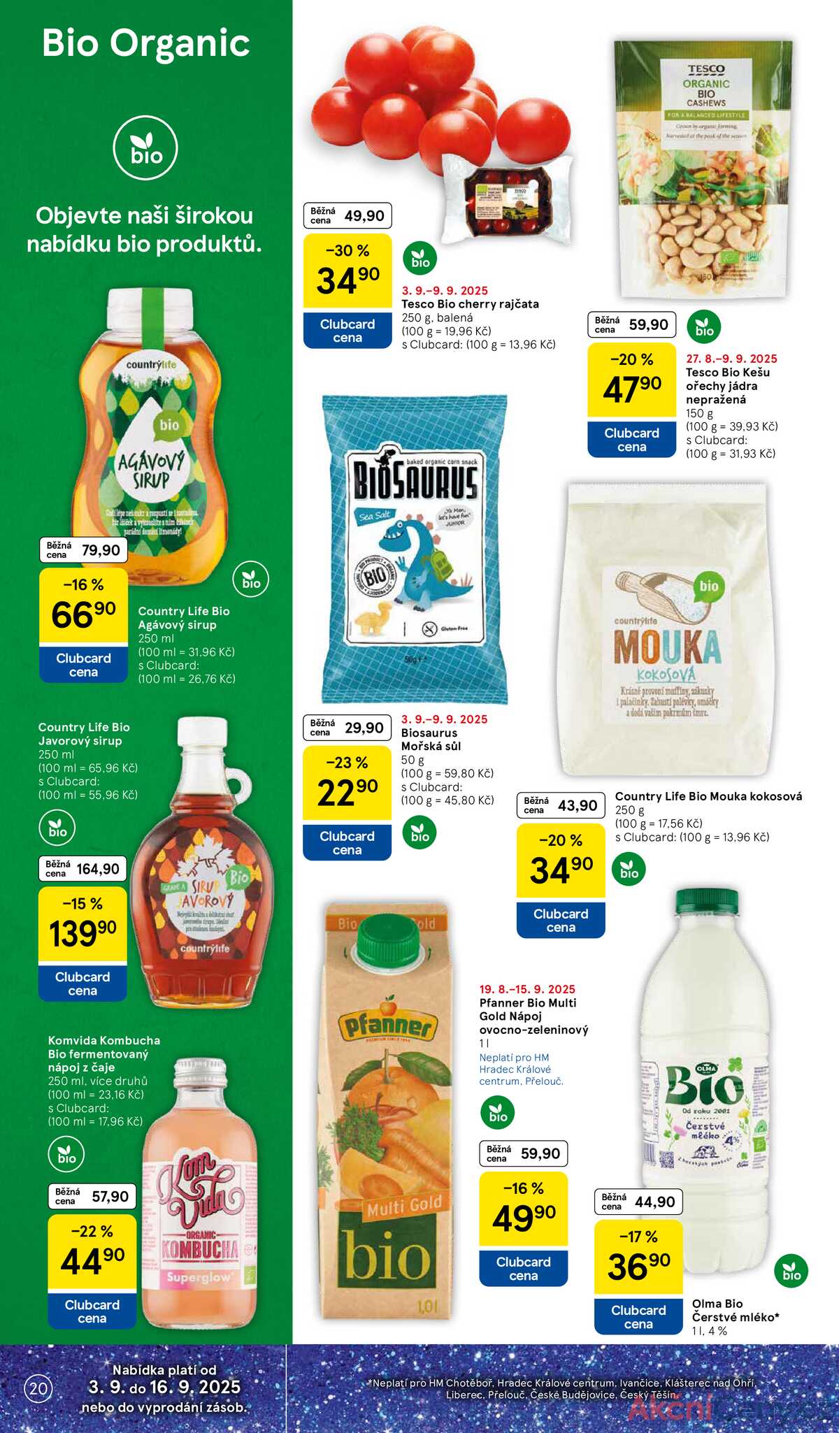 Tesco malé hypermarkety od 3.9. do 9.9.2025 strana 20