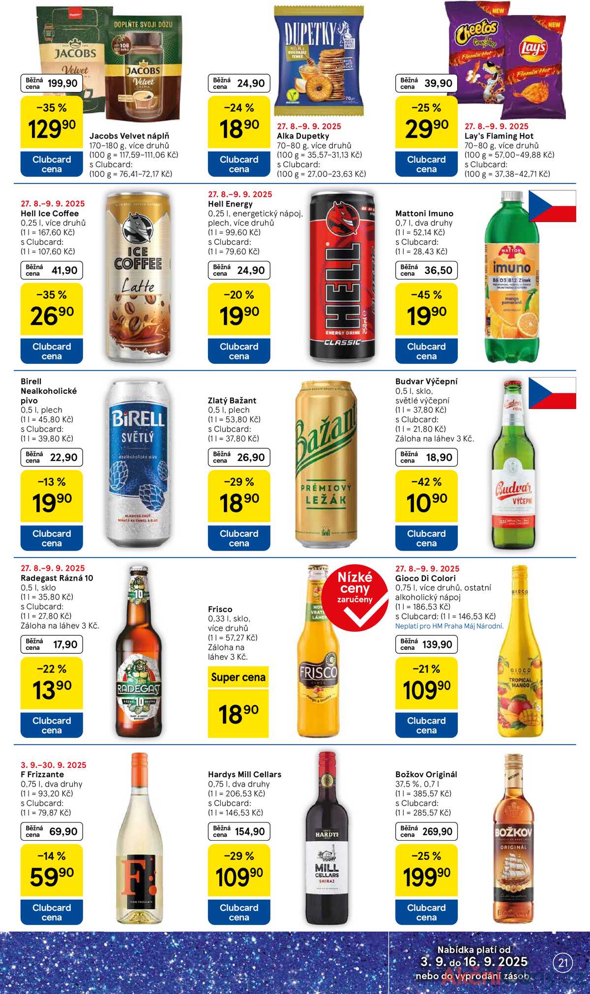 Tesco malé hypermarkety od 3.9. do 9.9.2025 strana 21