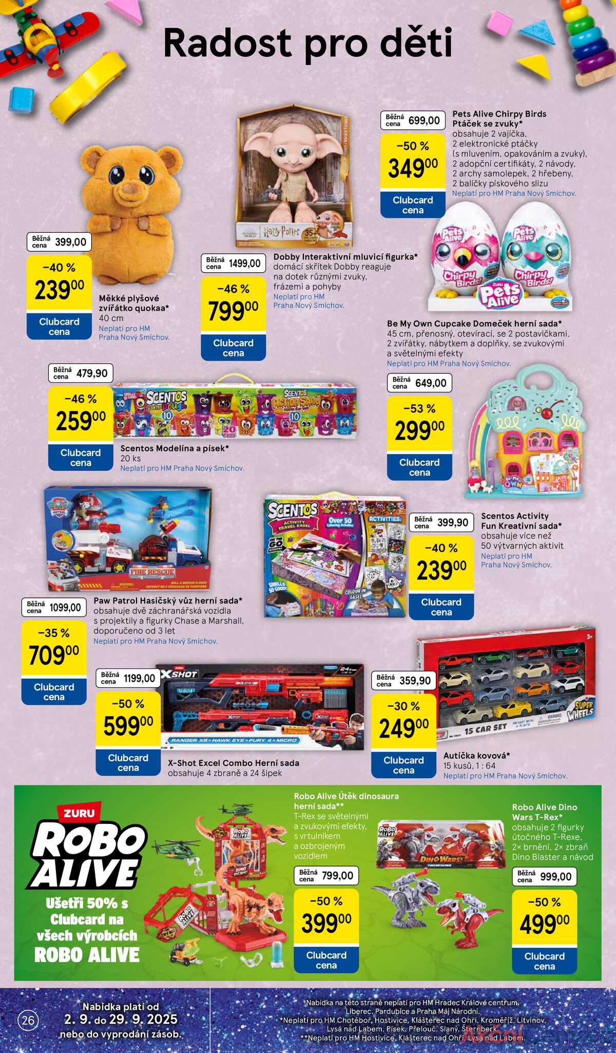 Tesco malé hypermarkety od 3.9. do 9.9.2025 strana 26