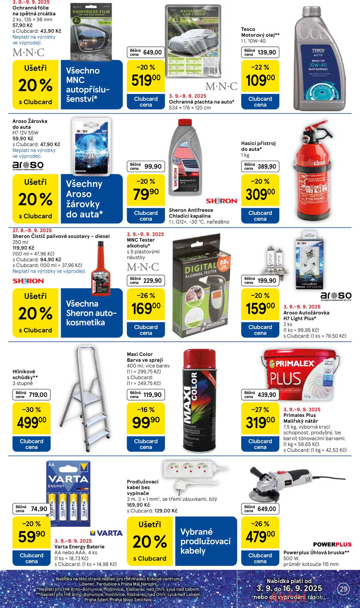 Tesco malé hypermarkety od 3.9. do 9.9.2025 strana 29