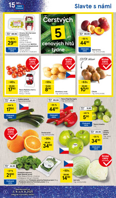 Tesco malé hypermarkety od 3.9. do 9.9.2025