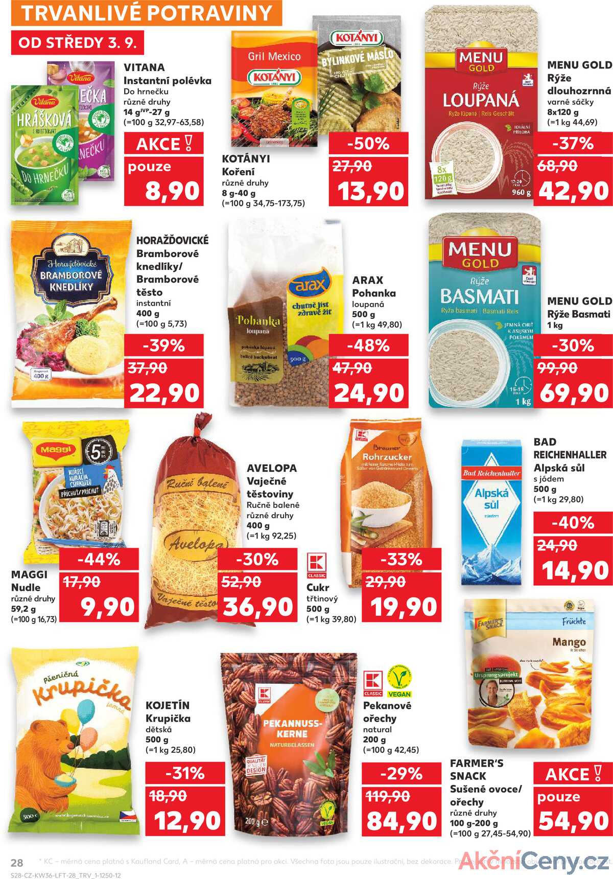 Kaufland 3.9. - 9.9. - Kaufland - Třeboň strana 28