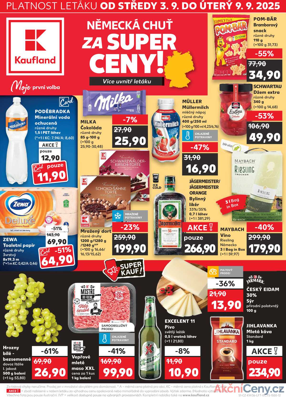 Kaufland 3.9. - 9.9. - Kaufland - Rychnov nad Kněžnou strana 1