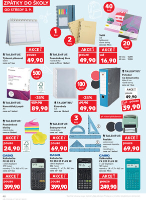 Kaufland 3.9. - 9.9. - Kaufland - Blansko