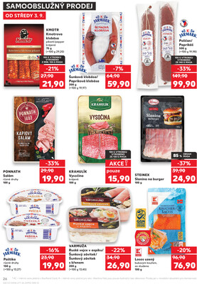 Kaufland 3.9. - 9.9. - Kaufland - Zábřeh na Moravě