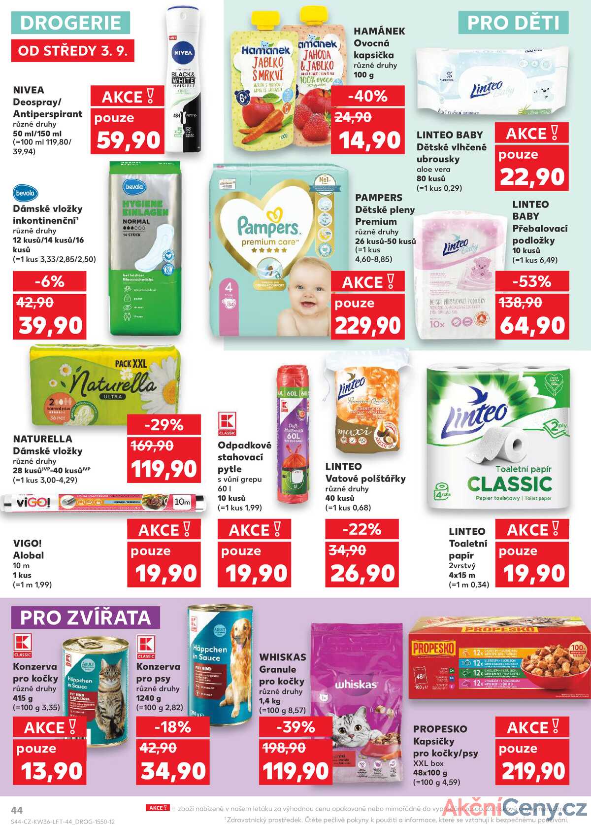 Kaufland 3.9. - 9.9. - Kaufland - Rožnov pod Radhoštěm - Meziříčská strana 44