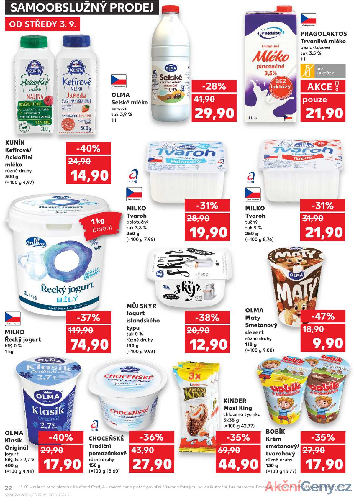 Kaufland 3.9. - 9.9. - Kaufland Moravská Třebová strana 22