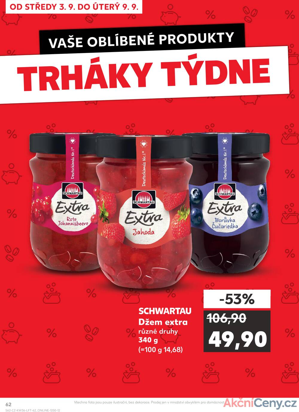 Leták Kaufland - Kaufland 3.9. - 9.9. - Kaufland - Olomouc - Štursova - strana 62