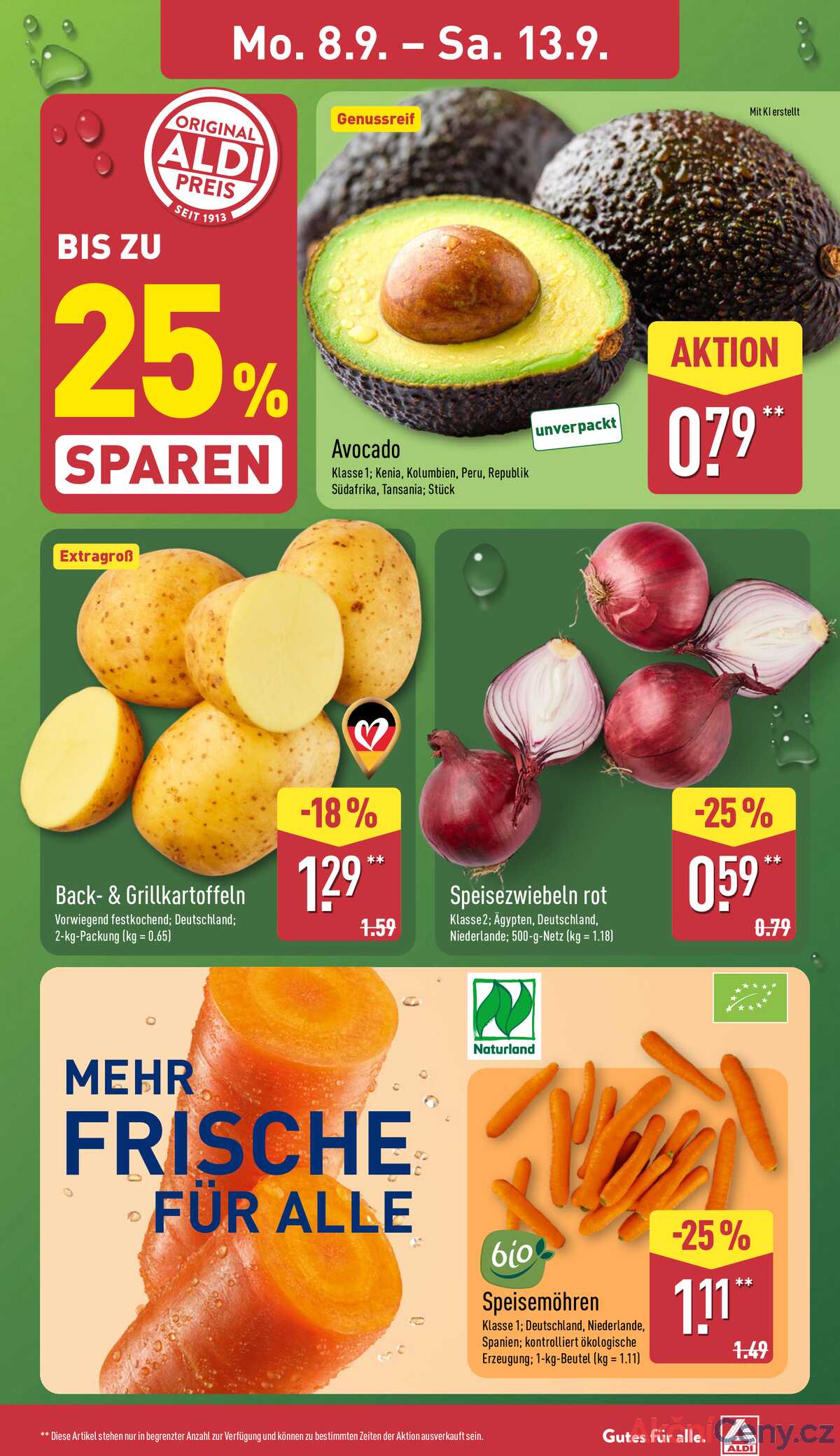 Leták ALDI Německo 8.9.-14.9.2025 strana 3