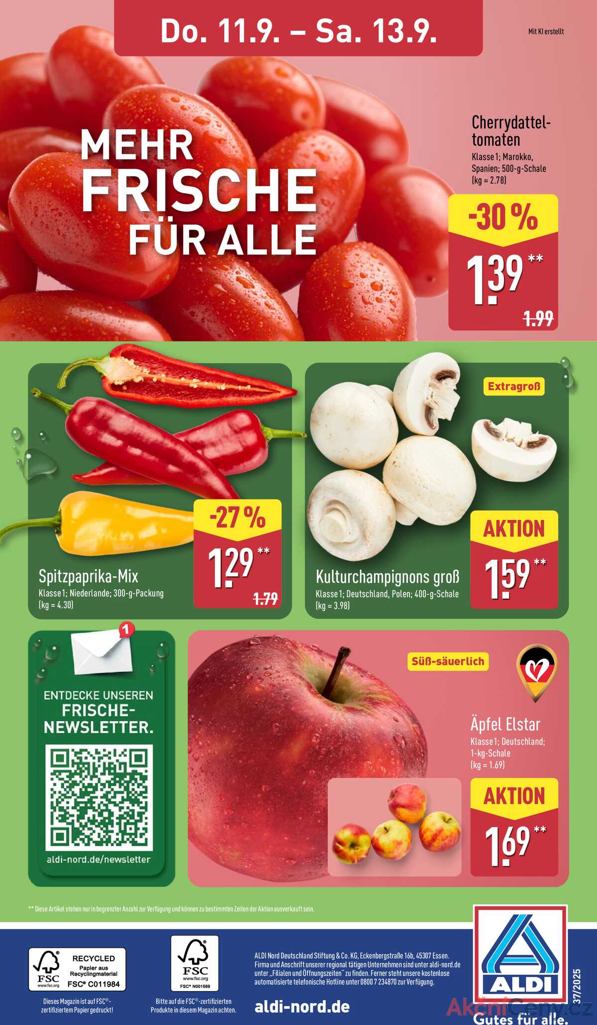 Leták ALDI Německo 8.9.-14.9.2025 strana 4