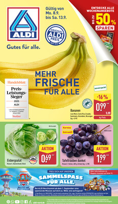Leták ALDI Německo 8.9.-14.9.2025