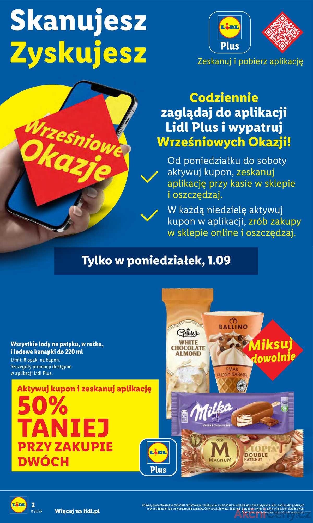 Leták Lidl Polsko 1.9.-3.9.2025 strana 2