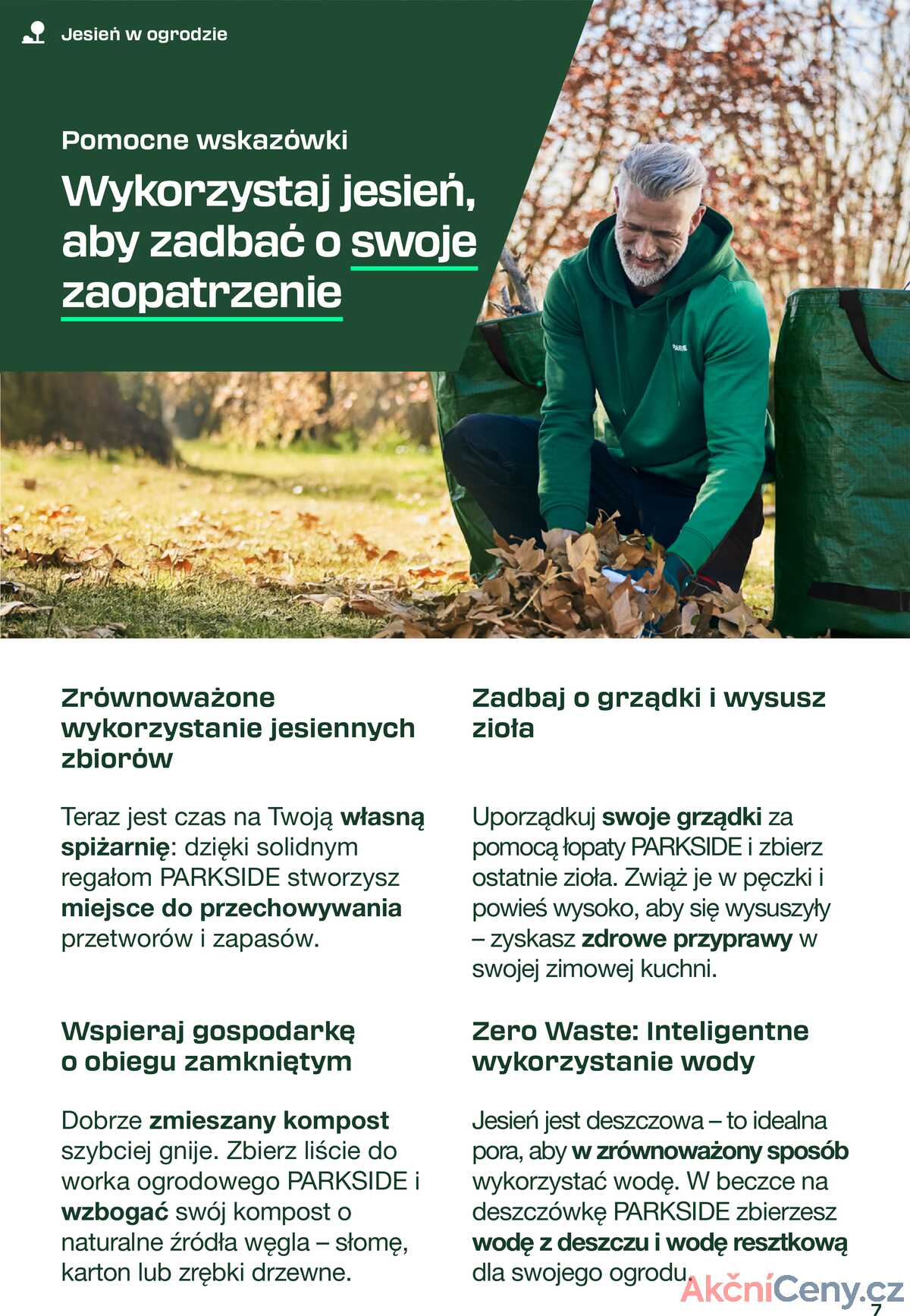 Leták Lidl Polsko 31.8.-11.10.2025 - Časopis PARKSIDE strana 7