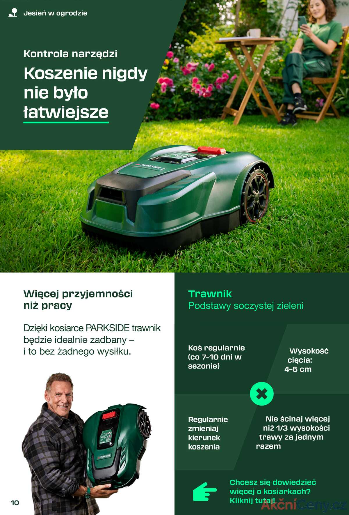 Leták Lidl Polsko 31.8.-11.10.2025 - Časopis PARKSIDE strana 10