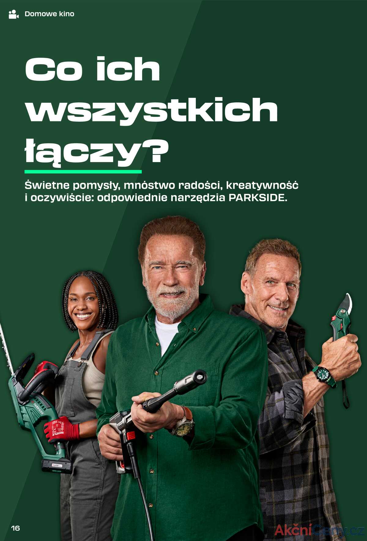 Leták Lidl Polsko 31.8.-11.10.2025 - Časopis PARKSIDE strana 16