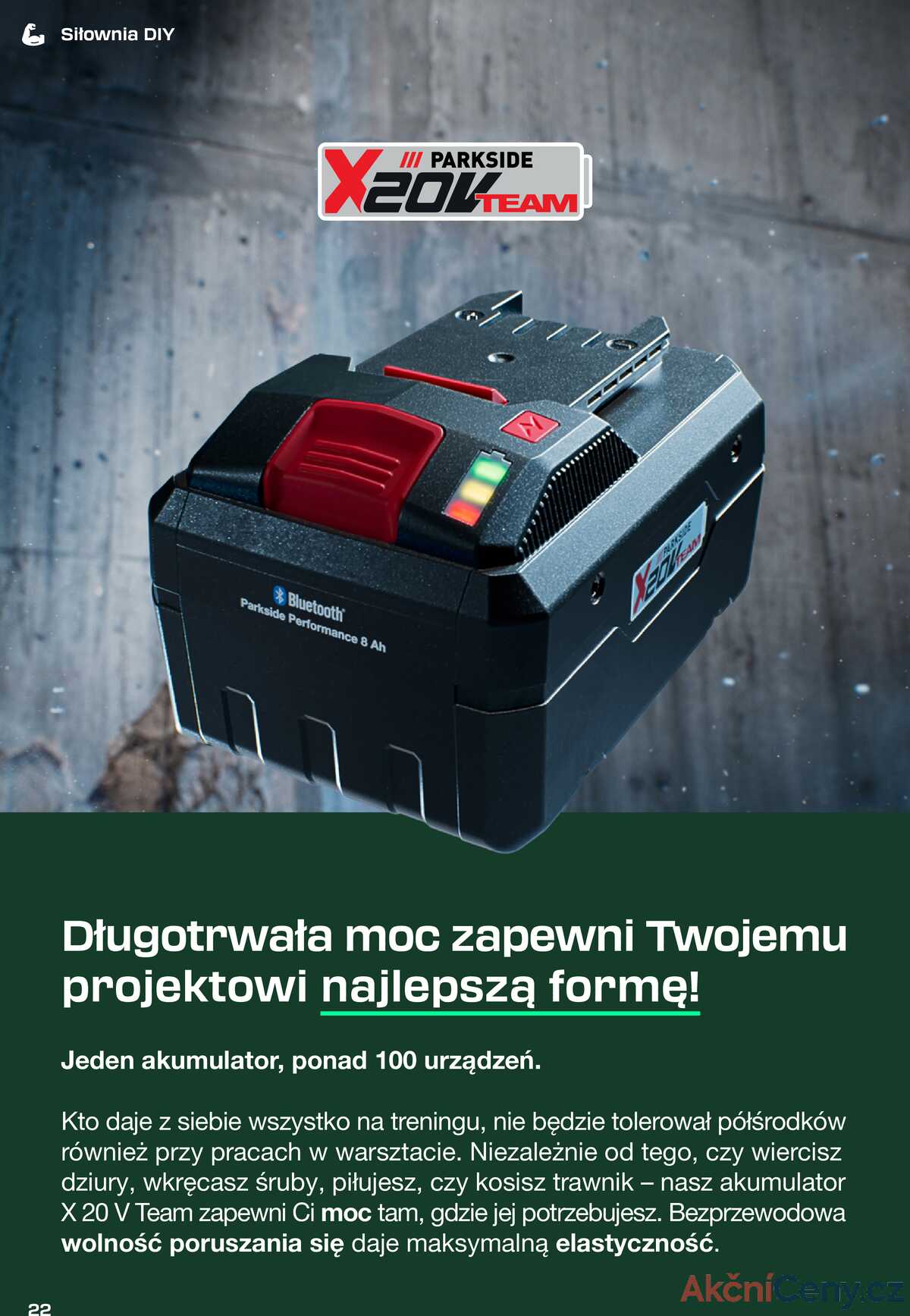 Leták Lidl Polsko 31.8.-11.10.2025 - Časopis PARKSIDE strana 22
