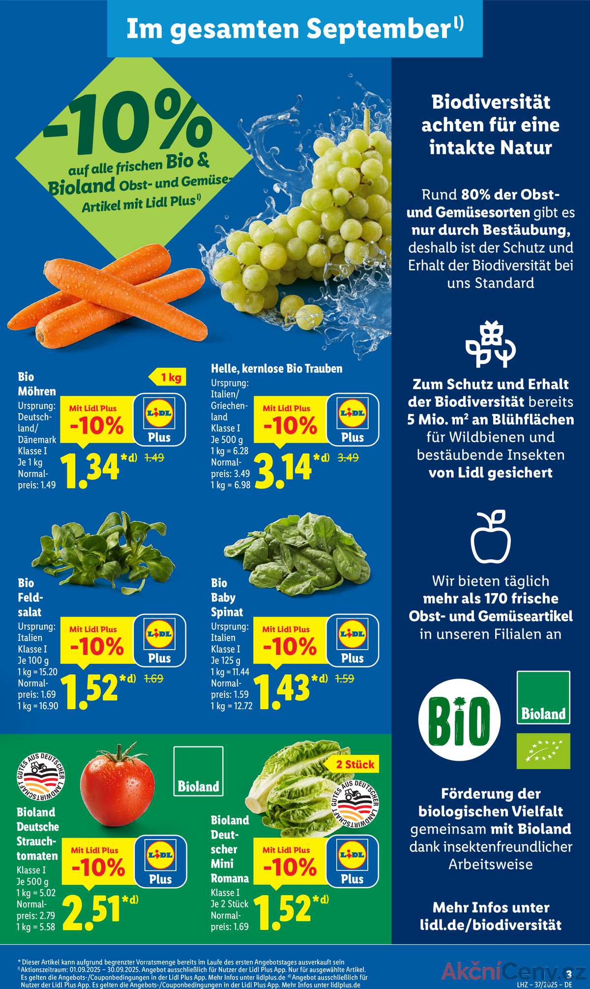 Leták Lidl Německo 8.9.-13.9.2025 strana 3