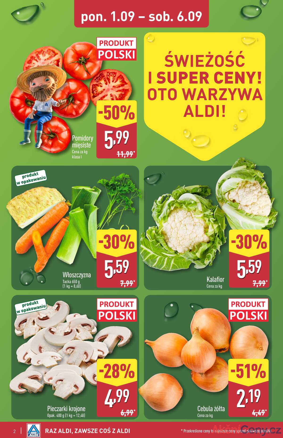 Leták Aldi Polsko 1.9.-6.9.2025 strana 2