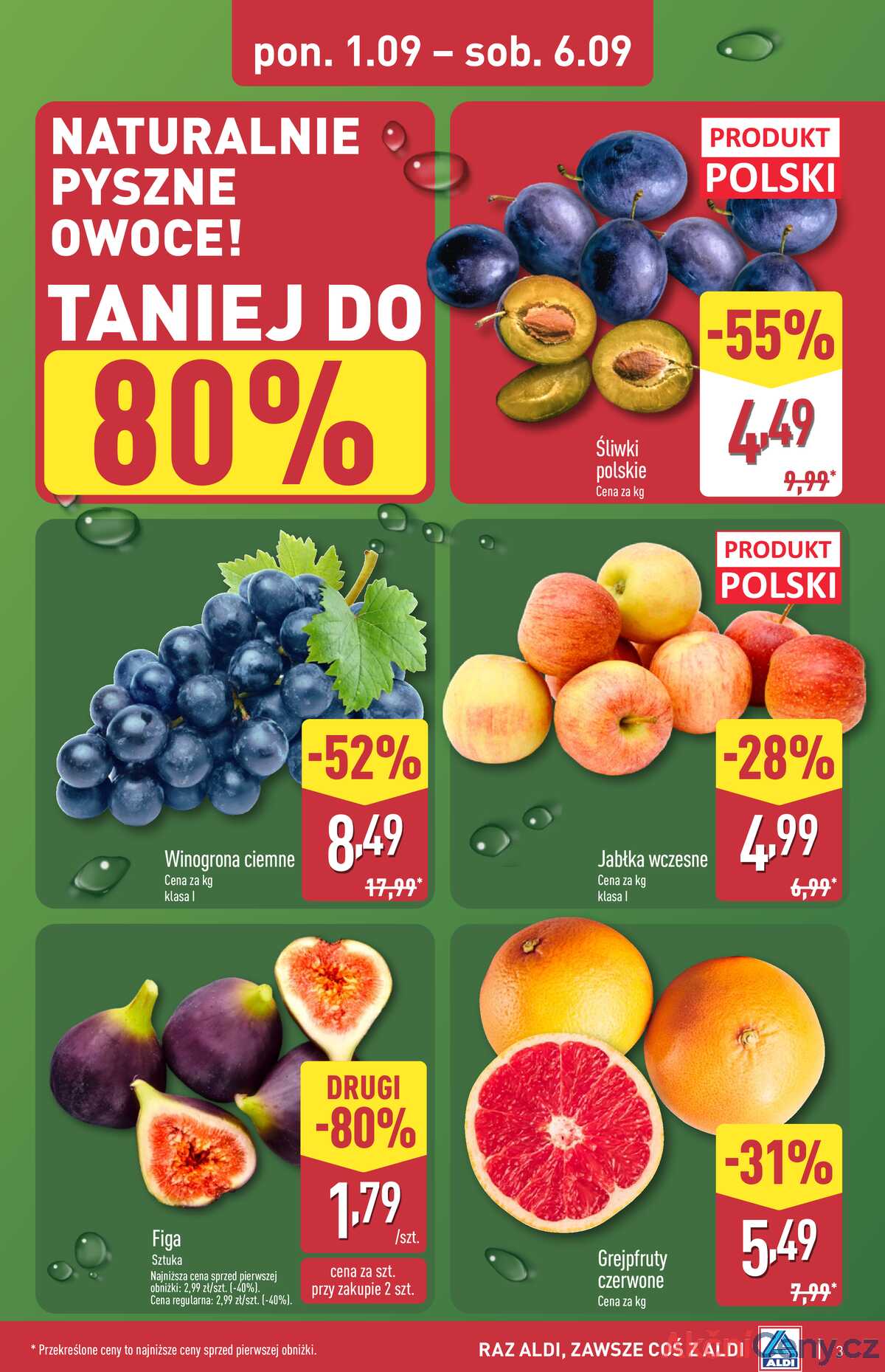 Leták Aldi Polsko 1.9.-6.9.2025 strana 3