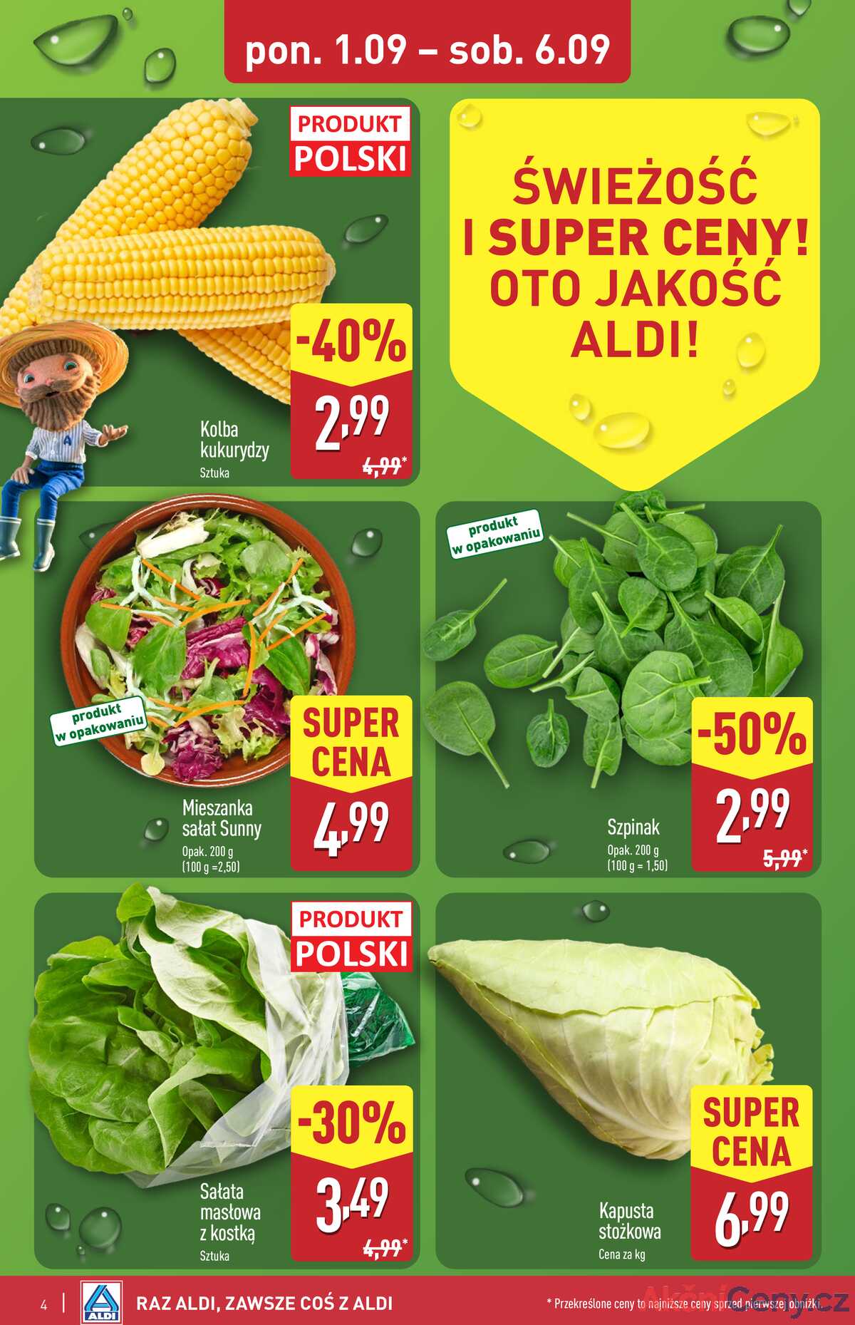 Leták Aldi Polsko 1.9.-6.9.2025 strana 4