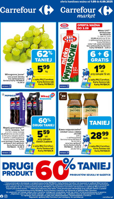 Leták Carrefour Polsko 1.9.-6.9.2025 - Trh od pondělí