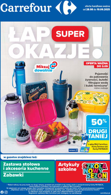 Leták Carrefour Polsko 28.8.-10.9.2025 - Zachyťte super nabídky od čtvrtka!