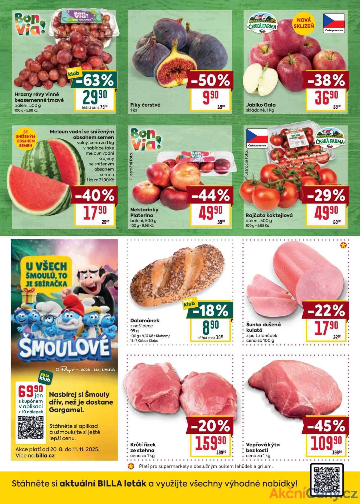 Billa malý leták od 3.9. do 9.9.2025 strana 2